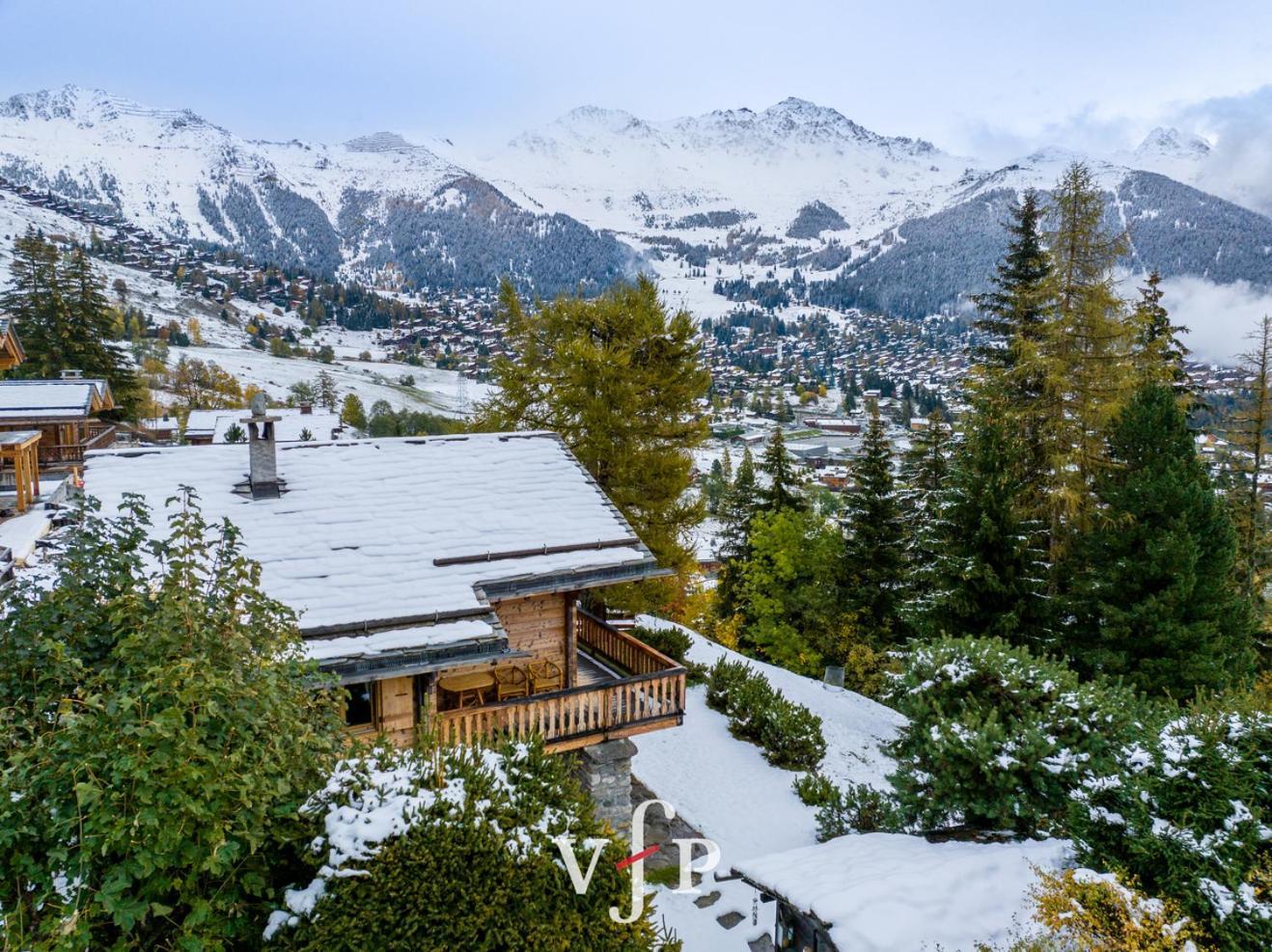 L'Alouvy Winter Dream Chalet For Family At Verbier Villa Esterno foto