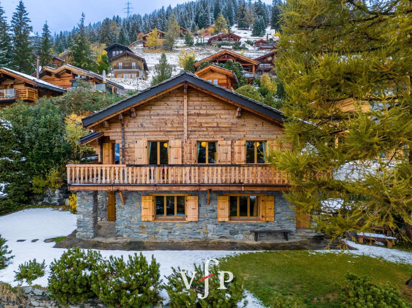 L'Alouvy Winter Dream Chalet For Family At Verbier Villa Esterno foto