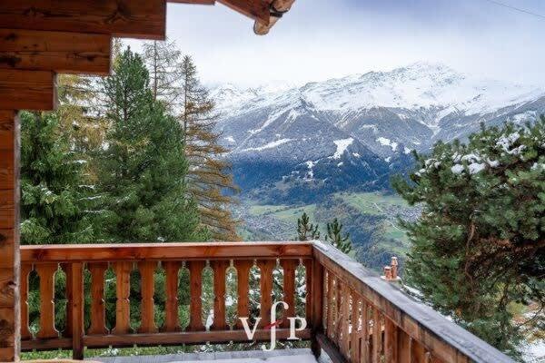 L'Alouvy Winter Dream Chalet For Family At Verbier Villa Esterno foto