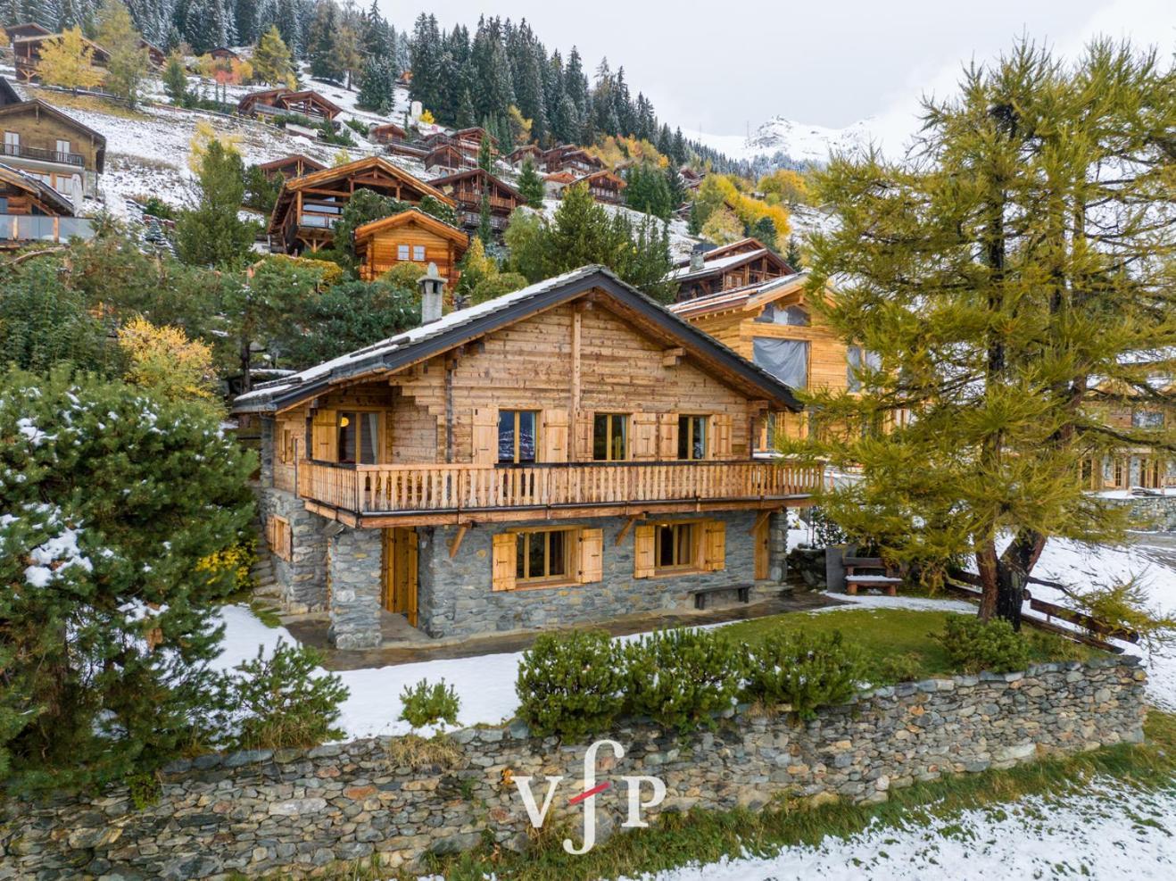 L'Alouvy Winter Dream Chalet For Family At Verbier Villa Esterno foto